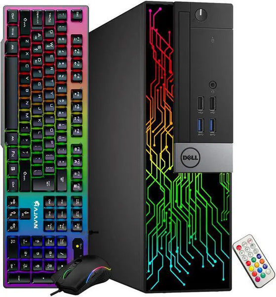 Dell OptiPlex 5060 RGB Desktop R5 430 2GB Intel i5-8500 Six Core Turbo 16GB