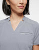Jaanuu Relaxed 3-pocket Top Scrubs Gray Women’s size M Medium