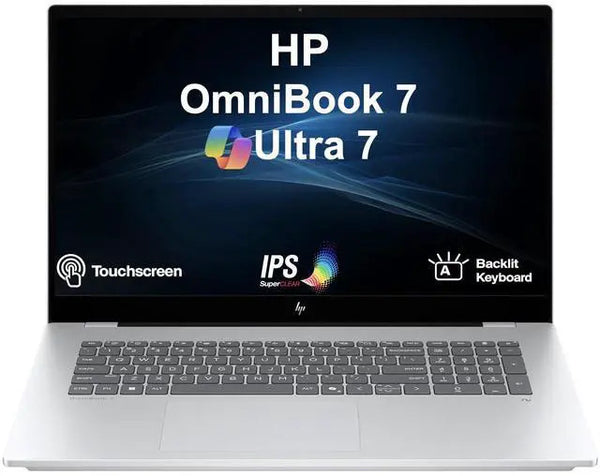 HP Omnibook 7 AI 17.3 in Touch IPS FHD Display Intel Ultra 7 258V 32GB LPDDR5X