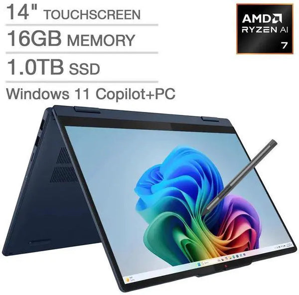 Lenovo IdeaPad 5 2-in-1 Ryzen AI 7 350 16GB RAM 1TB SSD AMD Radeon 860M 14in