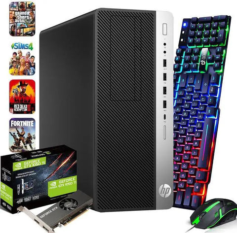 HP EliteDesk 800 G3 Tower Desktop i5-6500 16GB RAM 1TB SSD NVIDIA GeForce GTX