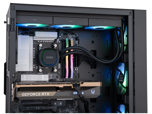 MSI AEGIS R2 AI B2NVV9-1411US Intel Ultra 9 Series 2 5080 RTX 64GB 2TB Black WAR