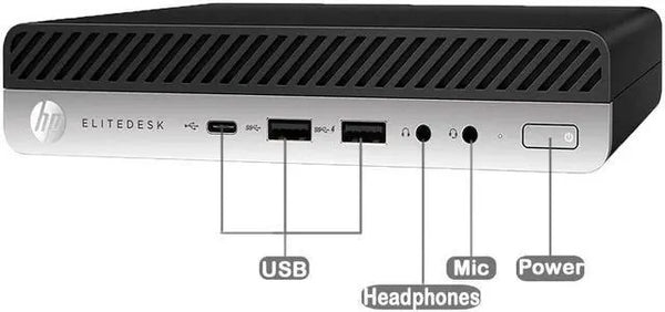 HP 800 G4 MINI i5-8500 4GB RAM 128GB SSD Win 10 Pro