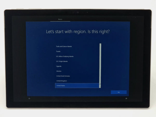 Microsoft Surface Pro 5th Gen 1796 12.3 m3-7Y30 4GB 128GB SSD Win10 Pro Tablet