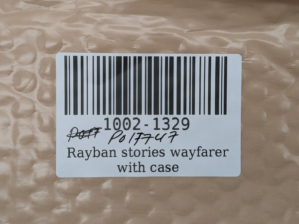 Ray-Ban Stories Wayfarer RW4002 Smart Glasses with Case - Used