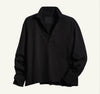 Frank & Eileen Patrick Popover Henley Top Womens S Small Heritage Jersey Black