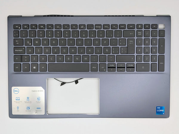 Genuine Dell Inspiron 15 5501 Palmrest SPANISH Backlit Keyboard P93G9 0P93G9