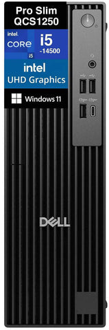 Dell Pro Slim QCS1250 Business Mini Desktop Intel i5-14500 16GB DDR5 8TB PCIe