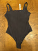 New Skims Fits Everybody Square-Neck Bodysuit - Onyx - Size Small