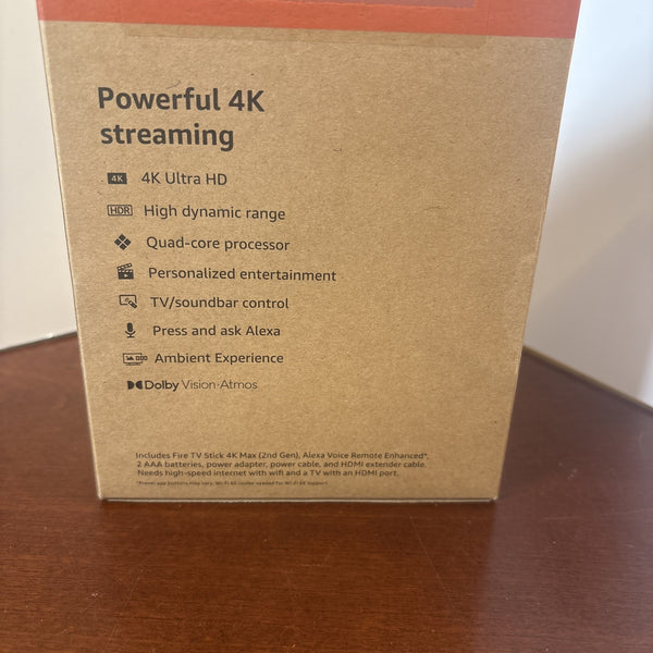 NEW Amazon Fire TV Stick 4K Max streaming device FREE SHIPPING