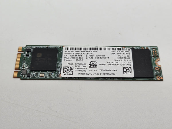 256GB Intel SSDSCKKF256H6L SATA M.2 2280 SSD