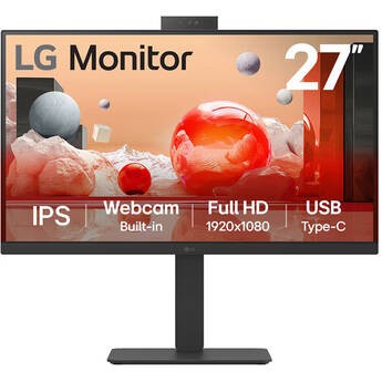 LG 27BA850-B 27 in Full HD 100 Hz Video Conferencing Monitor
