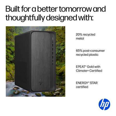 HP OmniDesk AMD Ryzen 7 32GB 2TB SSD 8700G AMD Radeon 780M 32GB 2048GB Gray WARR