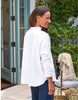 Frank & Eileen EFFIE Long Sleeve Funnel Neck Capelet Sweatshirt Size S Small