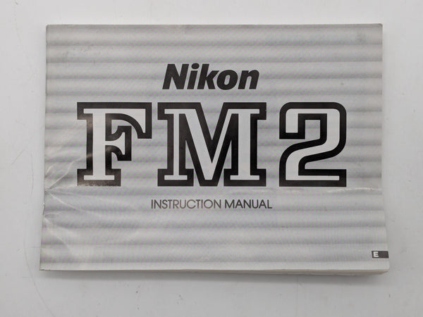 Nikon FM2 Black 35mm SLR Film Camera Body w/ Box Manual