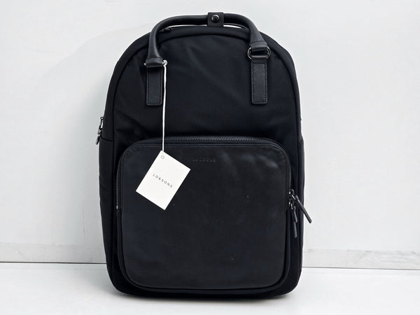 Lo & Sons Rowledge Backpack | Black Exterior / Gunmetal / Grey Interior