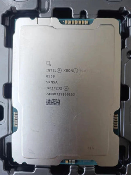 Intel Xeon Platinum 8558 QS CPU 2.1GHz 48 Core 96 Threads LGA4677 Processor