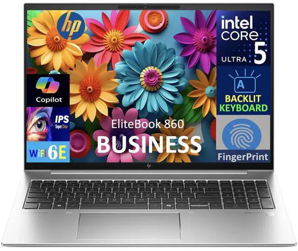 HP EliteBook 860 Business 16.0 in WUXGA Intel Ultra 5 135U 16GB DDR5 512GB SSD