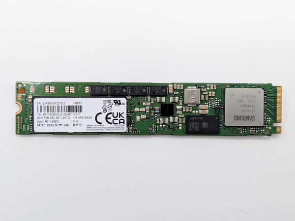 Samsung MZ1LB960HAJQ-00AMV PM983 960GB NVMe M.2 PCIe SSD