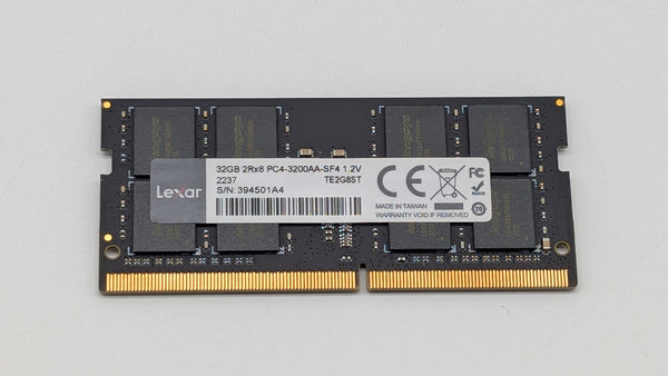 LEXAR 32GB 2Rx8 PC4-3200AA SODIMM