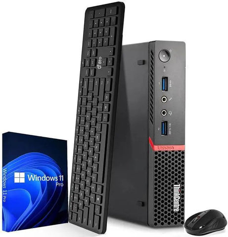 Lenovo ThinkCentre M700 Mini i5-6500T 8GB RAM 256GB SSD Keyboard & Mouse W11
