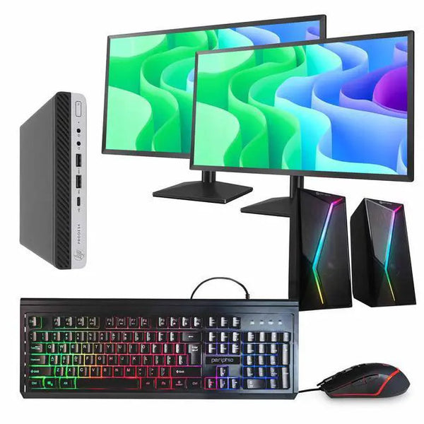 HP ProDesk 600G5 Mini Intel Core i5 32GB RAM 1TB SSD Dual i5-9500T