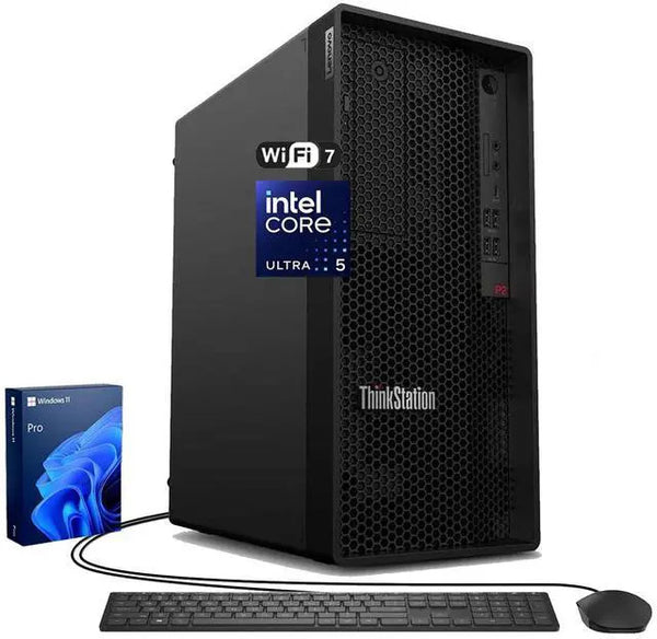 Lenovo ThinkStation P2 Tower Desktop AI Core Ultra 5 225 32GB DDR5 2TB SSD