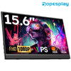 15.6in Portable Monitor 1080P FHD HDMI USB-C w/Case