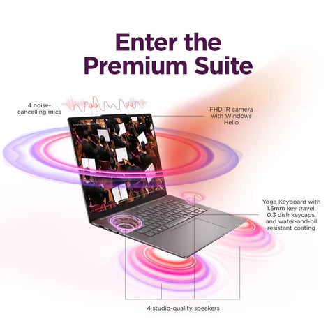 Lenovo Yoga Slim 7i Aura Edition Copilot+ PC 15.3” 3K 120Hz Touchscreen Intel Ul