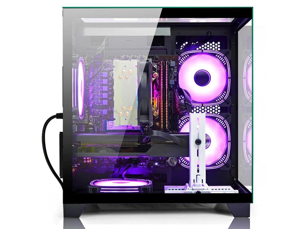 ABS Flux II Aqua Intel i5 14th Gen ASUS Dual 5060 8GB RTX TeamGB 1TB SSD Black W