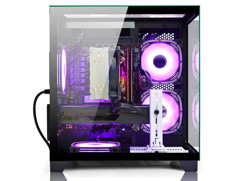 ABS Flux II Aqua Intel i5 14th Gen ASUS Dual 5060 8GB RTX TeamGB 1TB SSD Black W