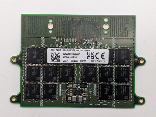 Dell 32GB DDR5 4800MHz CaMM RAM Server Memory Module 16Gx8 KV3H4X-HYM-I