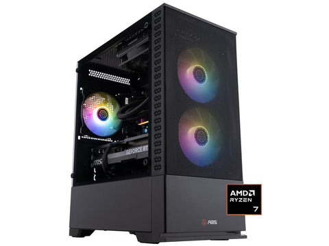 ABS Cyclone Ruby Ryzen 7 7000 Series MSI SHADOW 5070 12GB RTX TeamGB SSD WARRANT