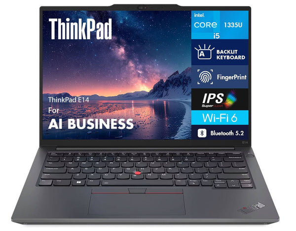 Lenovo ThinkPad E14 14.0 WUXGA Intel i5-1335U, 16GB DDR4, 1TB M.2 PCIe SSD, Win