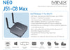 MINIX J51-C8 Max Mini PC, 8GB/512GB M.2 PCIe NVMe SSD Windows 11 Pro, Aluminum/W