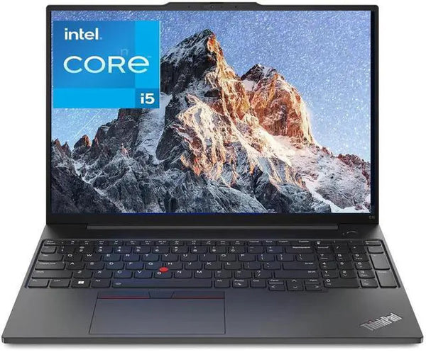 Lenovo ThinkPad E16 Gen 1 16 in WUXGA i5-1335U 8GB RAM 512GB SSD W11 Pro Black