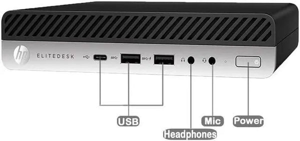 HP 800 G4 MINI i5-8500 8GB 1TB HDD Win 10 Pro 8GB RAM