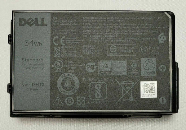 NEW 7.6V 34Wh J7HTX Battery for Latitude 12 7202 7212 Tablet Series 7XNTR FH8RW