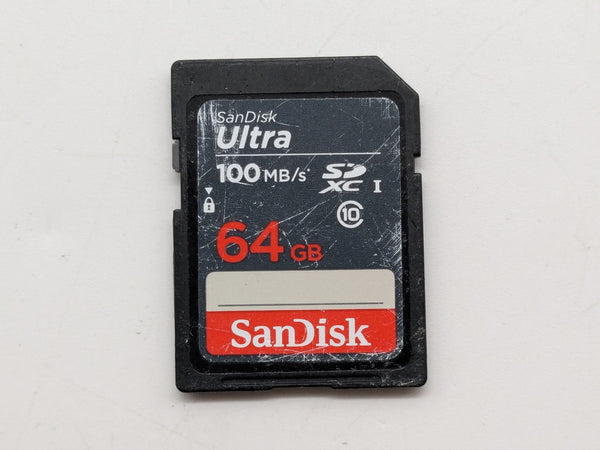 SanDisk Ultra 64GB SDXC UHS-I Class 10 Memory Card