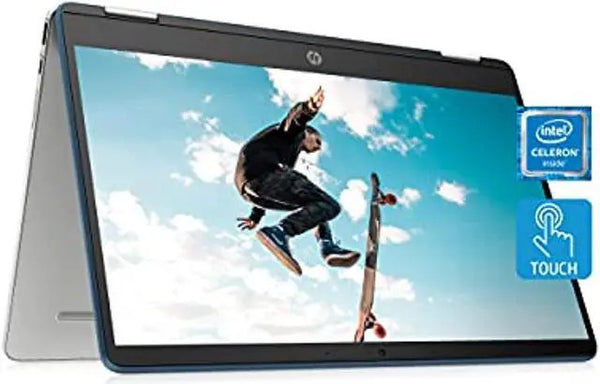HP Chromebook 360 14a 2-in-1 Intel Celeron 4GB RAM 32 GB eMMC 14? Chrome OS