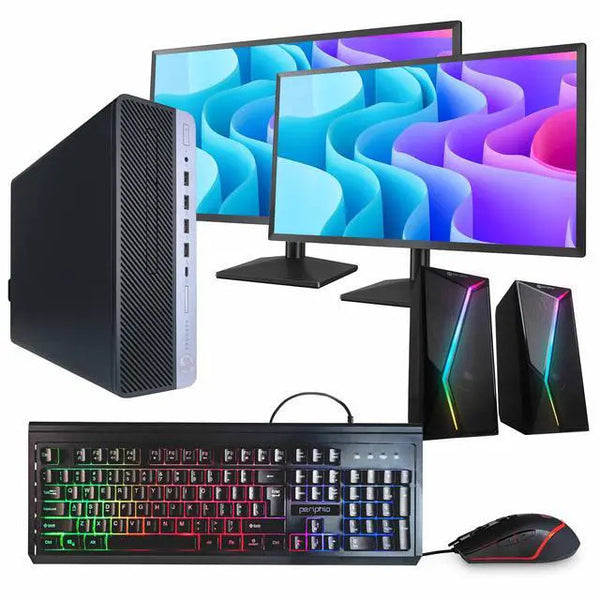 HP ProDesk 600G5 Desktop Intel Core i5 32GB RAM 1TB SSD Dual i5-9500