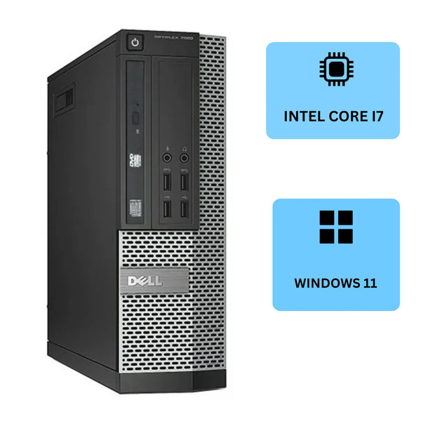 Dell Restored Dell OptiPlex 7020 SFF Desktop Core i7 16GB Ram 240GB SSD Wi-Fi
