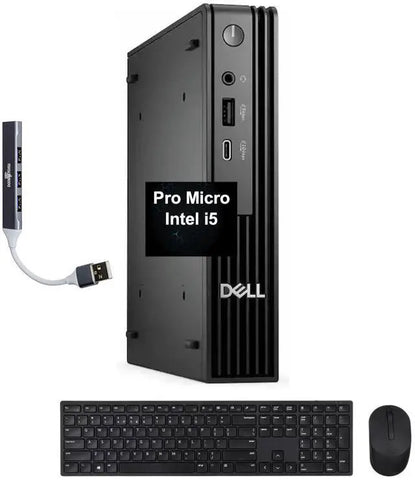 Dell Pro Micro QCM1250 Business Mini Desktop Intel i5-14500T 32GB DDR5 4TB SSD
