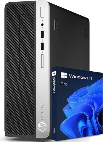 HP ProDesk 400 G5 SFF Desktop Black/Silver Intel Core i3 @/ 1TB SSD/ 32GB RAM