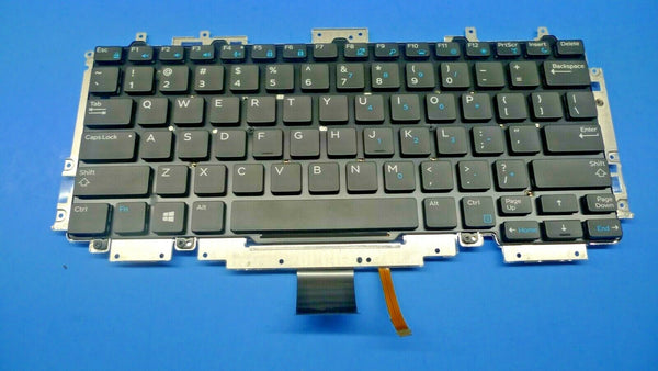 950P0 Dell Latitude E5270 E7270 Backlit US Laptop Keyboard w/Frame