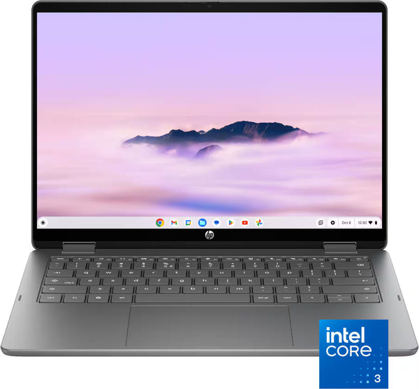 HP - 14 in 2K Touchscreen 2-in-1 Chromebook Plus - Intel Core 3 N355 - 8GB