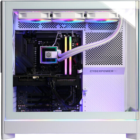 CyberPowerPC Supreme Liquid Cool White Ryzen 9 9950X3D 5070 Ti 16 GB RTX 64GB RG