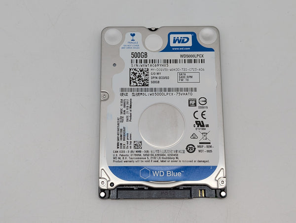 Western Digital Blue 500GB 5400RPM 2.5