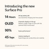 Microsoft Surface Pro Copilot+ PC 13” Snapdragon X Plus 16GB 256GB SSD Device On