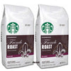 (2) STARBUCKS FRENCH ROAST DARK Whole Bean Coffee 40 Oz/2.5 LB Exp 10/2024